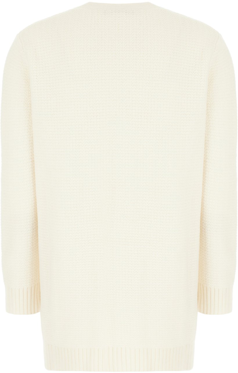 Max Mara Max Mara Ivory wool blend cardigan Neutraal
