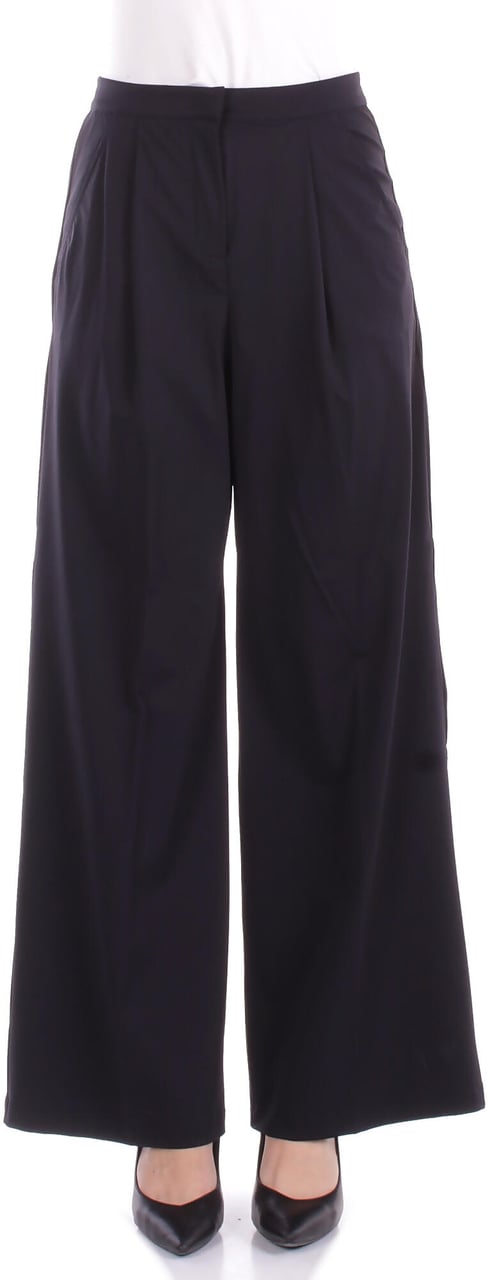 Max Mara Trousers Blue Blauw
