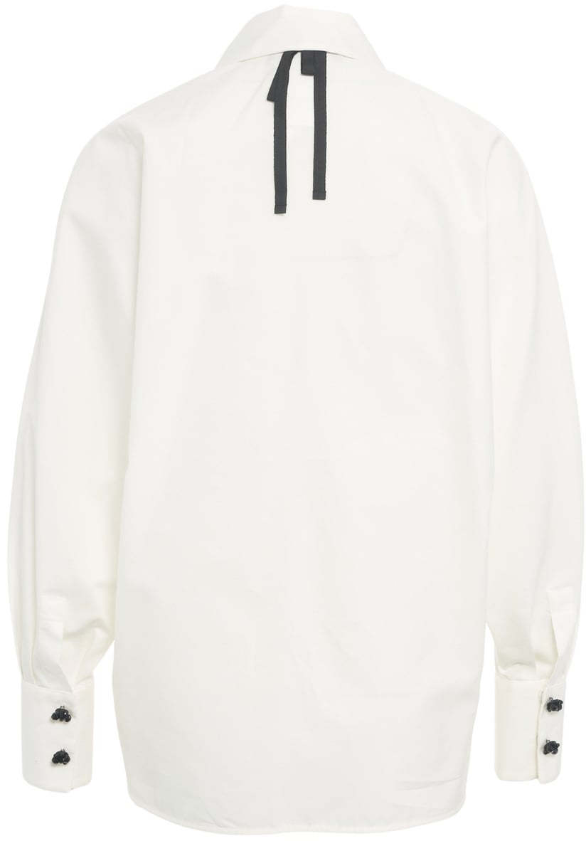 Max Mara Blusa con dettaglio a fiocco 'Roll' Wit