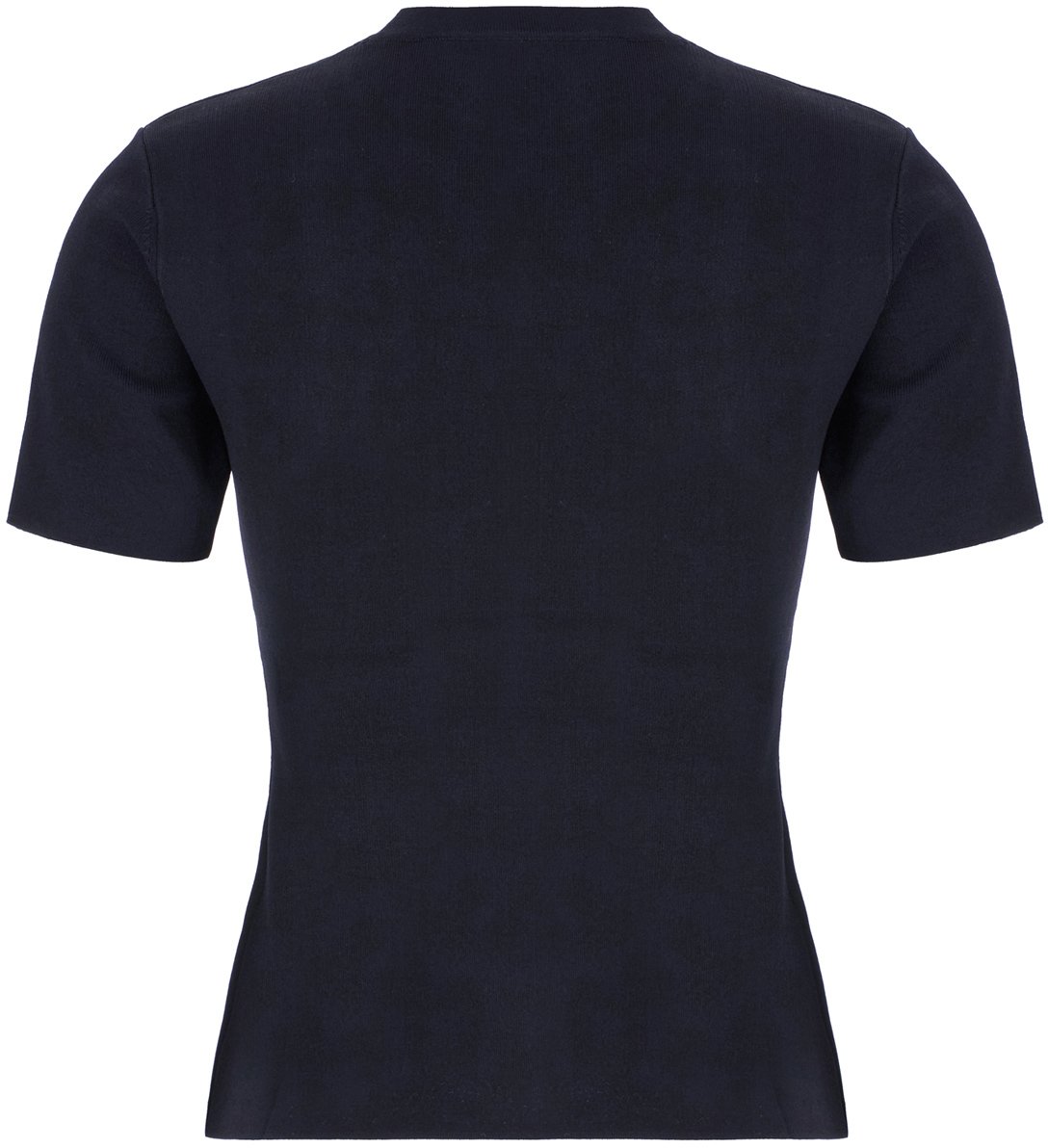 Max Mara Max Mara Midnight blue stretch viscose blend t-shirt Blauw