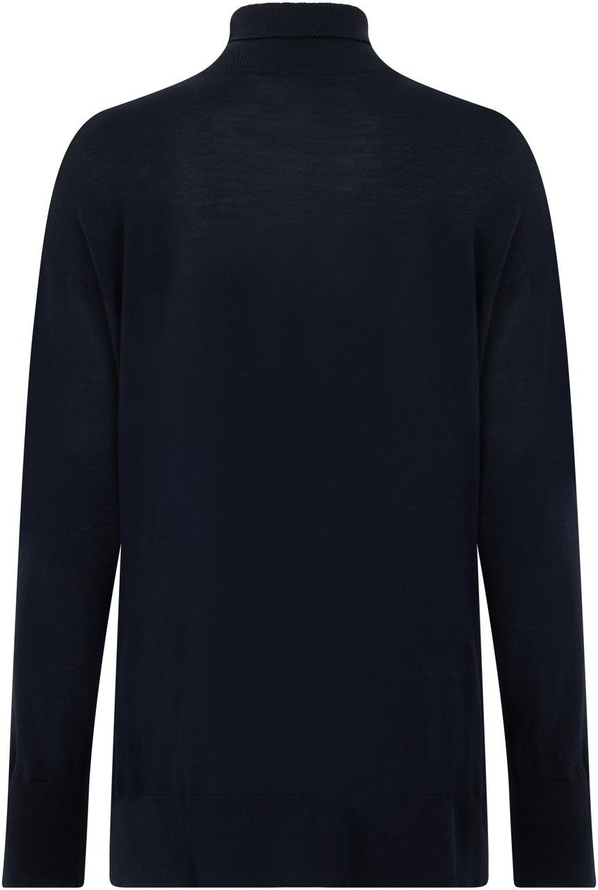 Max Mara High collar sweater Blauw