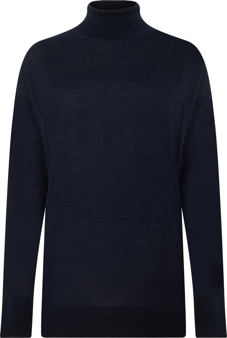Max Mara High collar sweater Blauw
