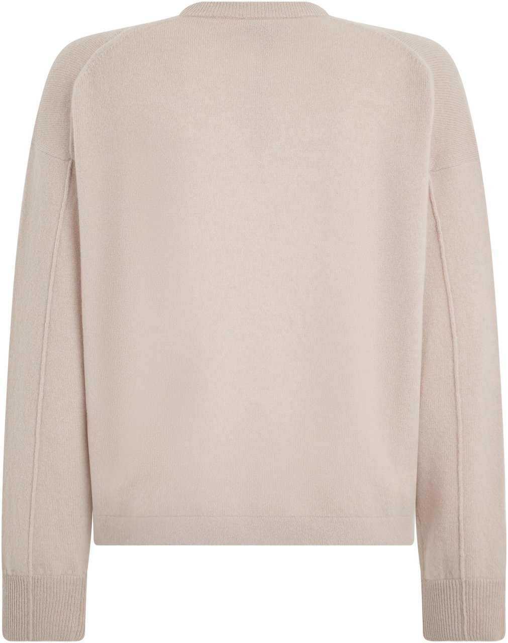 Max Mara Crewneck Sweater in Cashmere Blend Beige