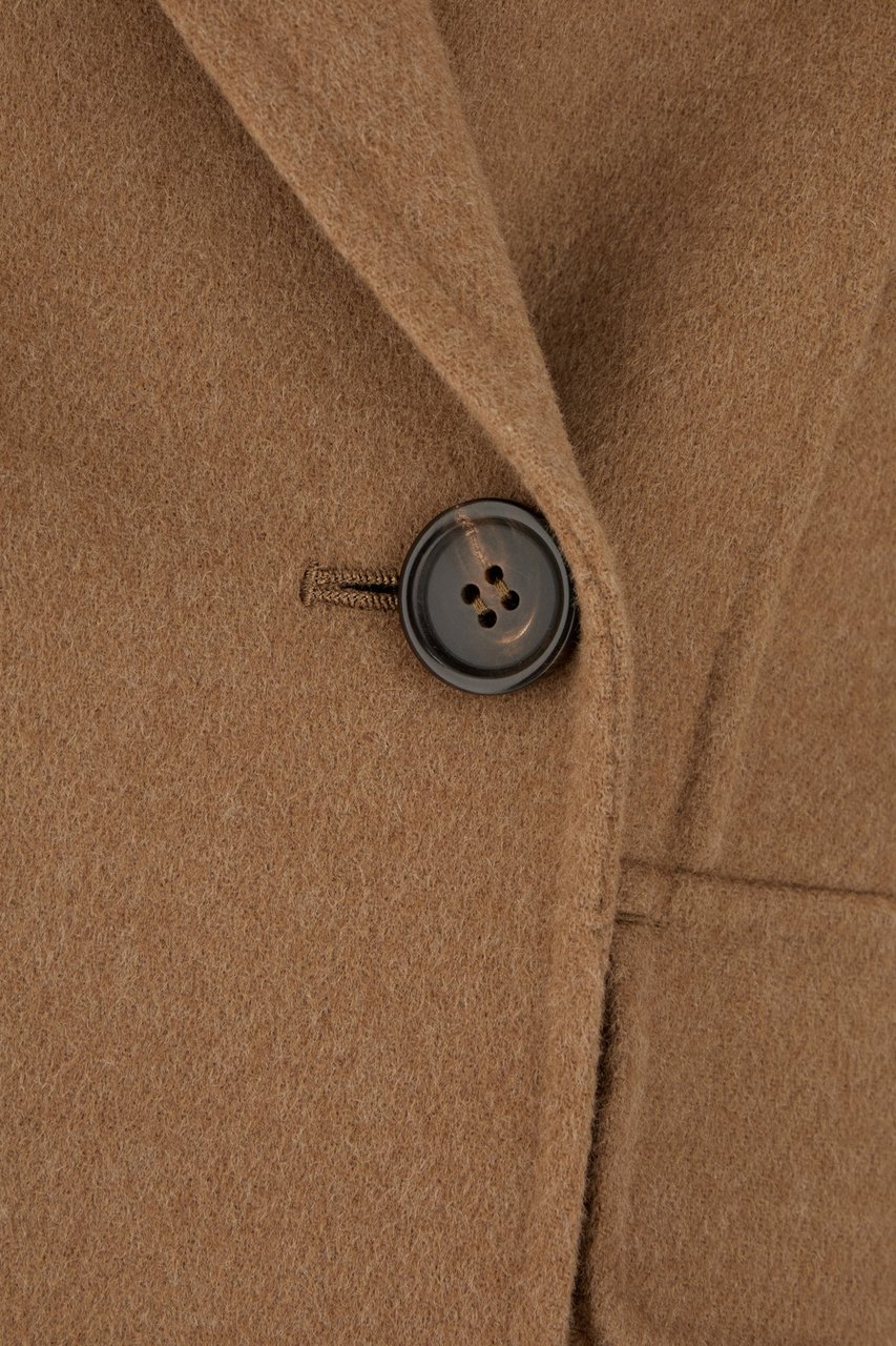 Max Mara S Camel wool coat Bruin