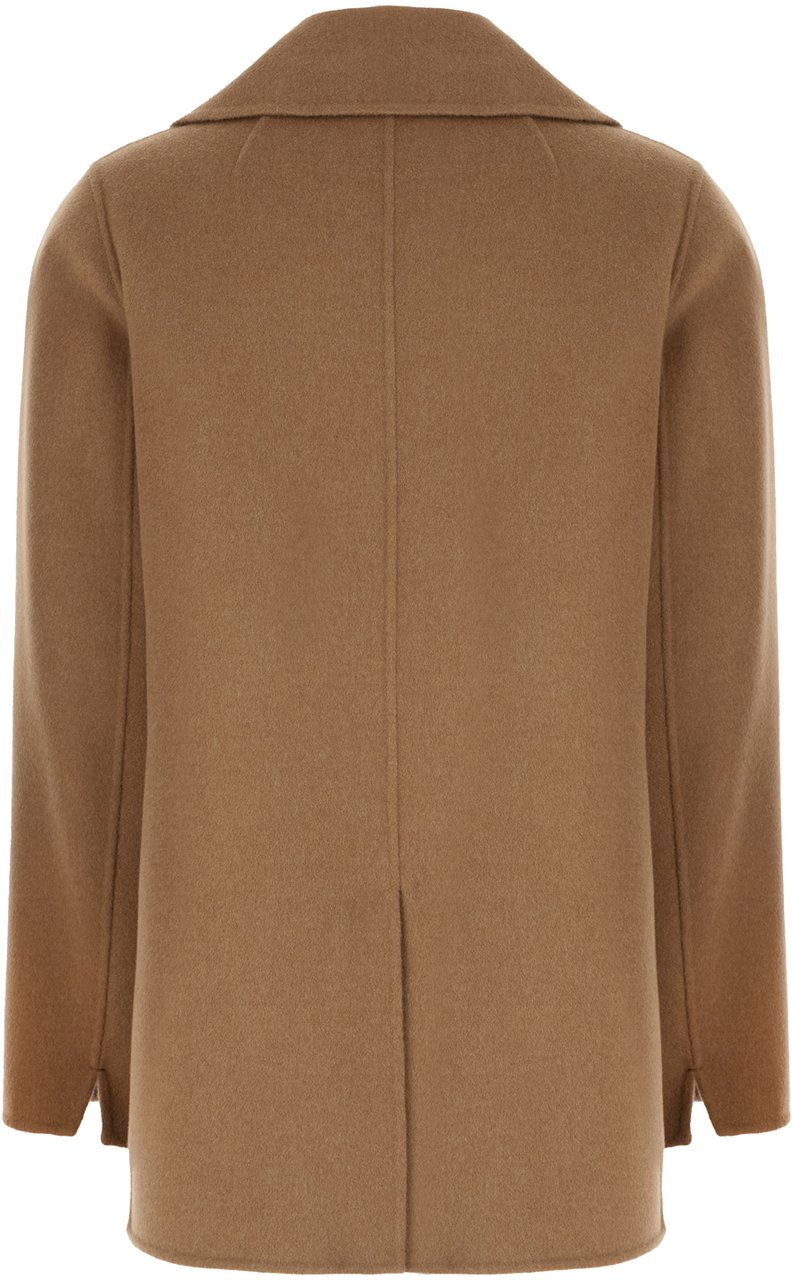 Max Mara S Camel wool coat Bruin