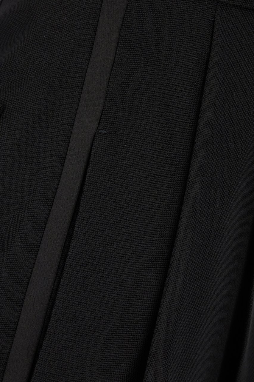 Max Mara Max Mara Pianoforte Black wool pants Zwart