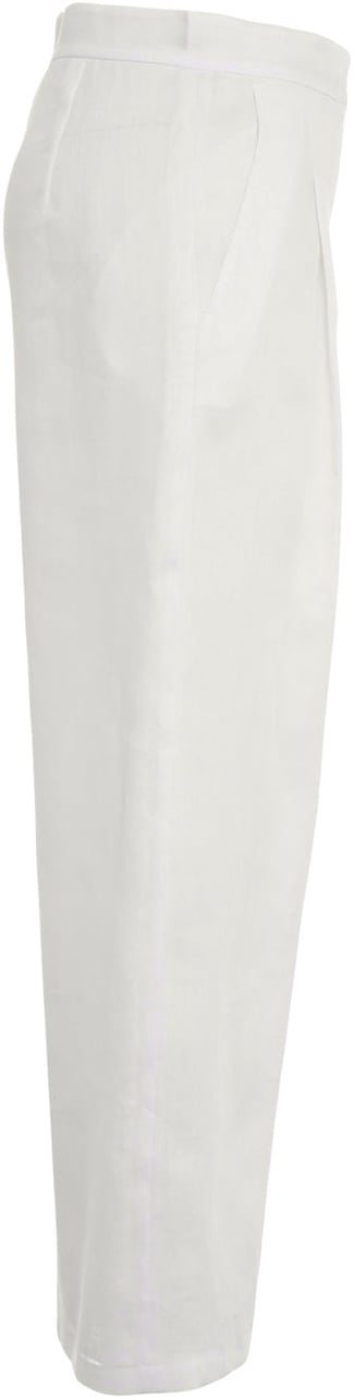 Max Mara Ramie pants 'Tartufo' Wit