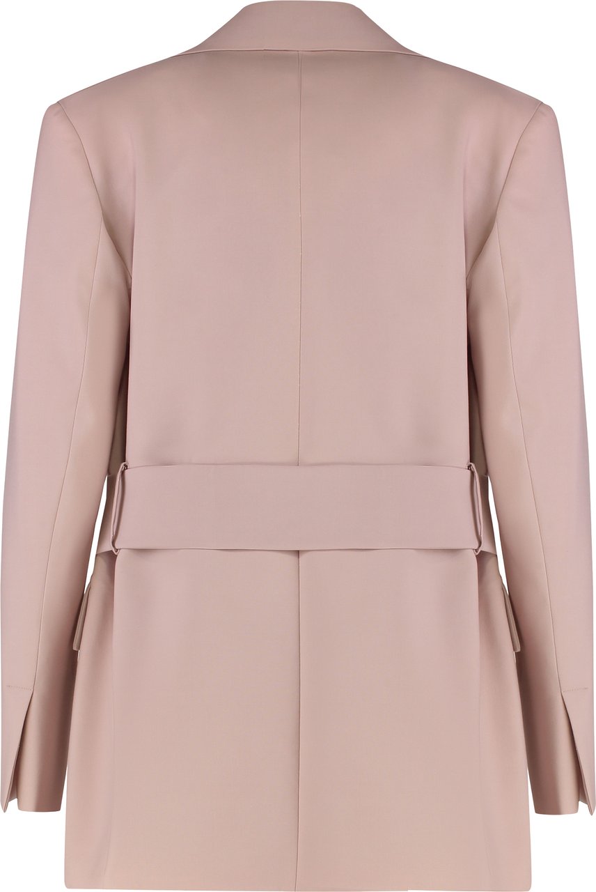 Max Mara Teso belted waist blazer Roze