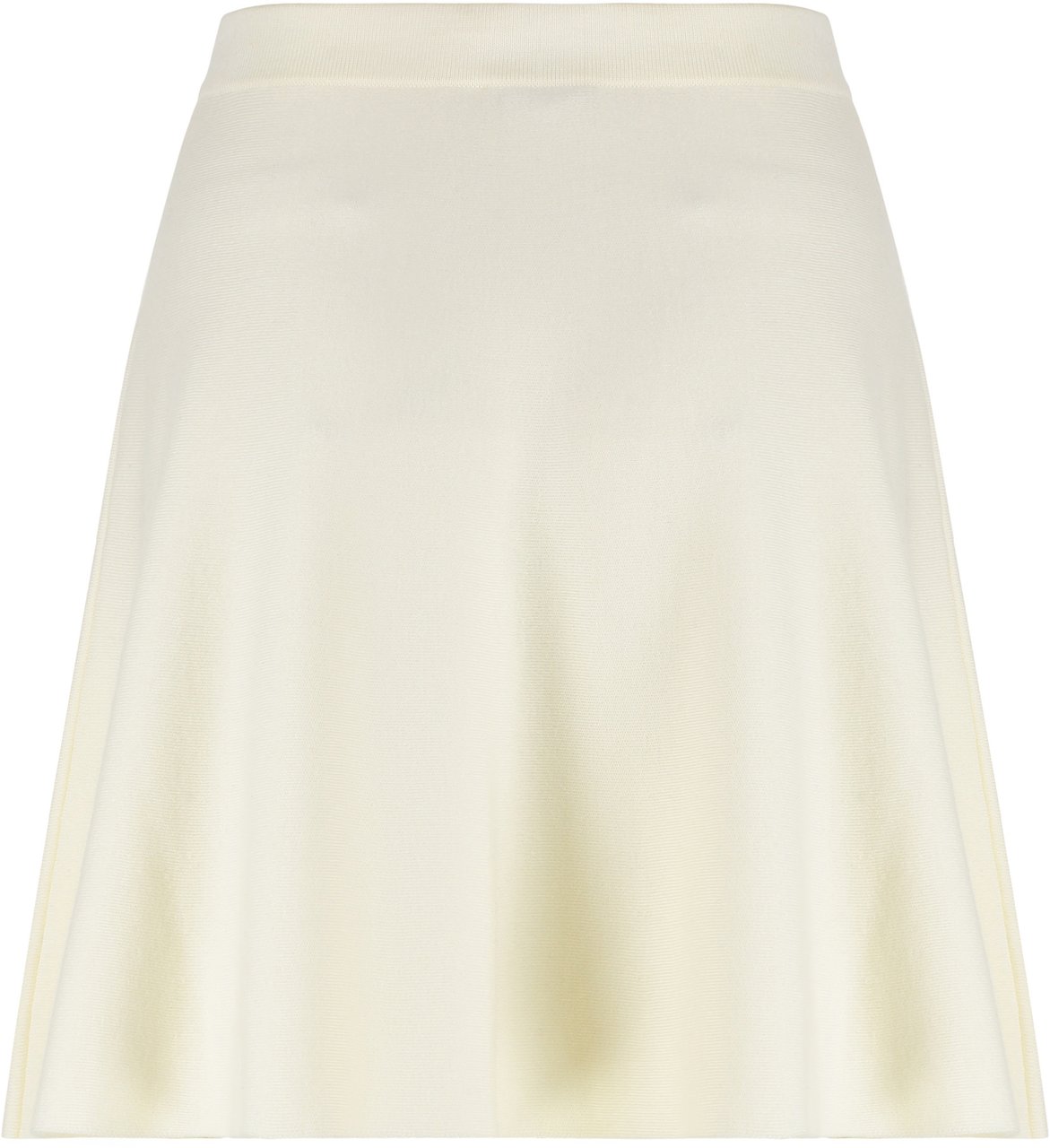 Max Mara Miniskirt Ubalda in crêpe cotton Wit