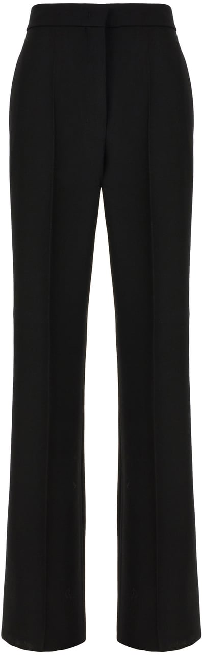 Max Mara Max Mara Pianoforte Black wool pants Zwart