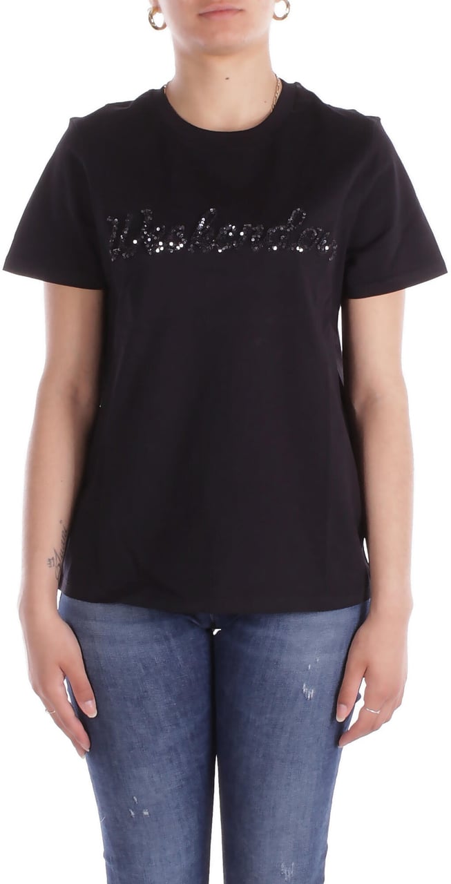 Max Mara T-Shirts And Polos Black Zwart