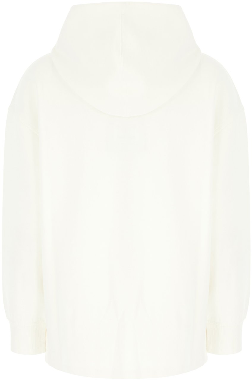 Max Mara Max Mara S Ivory cotton blend sweatshirt Neutraal
