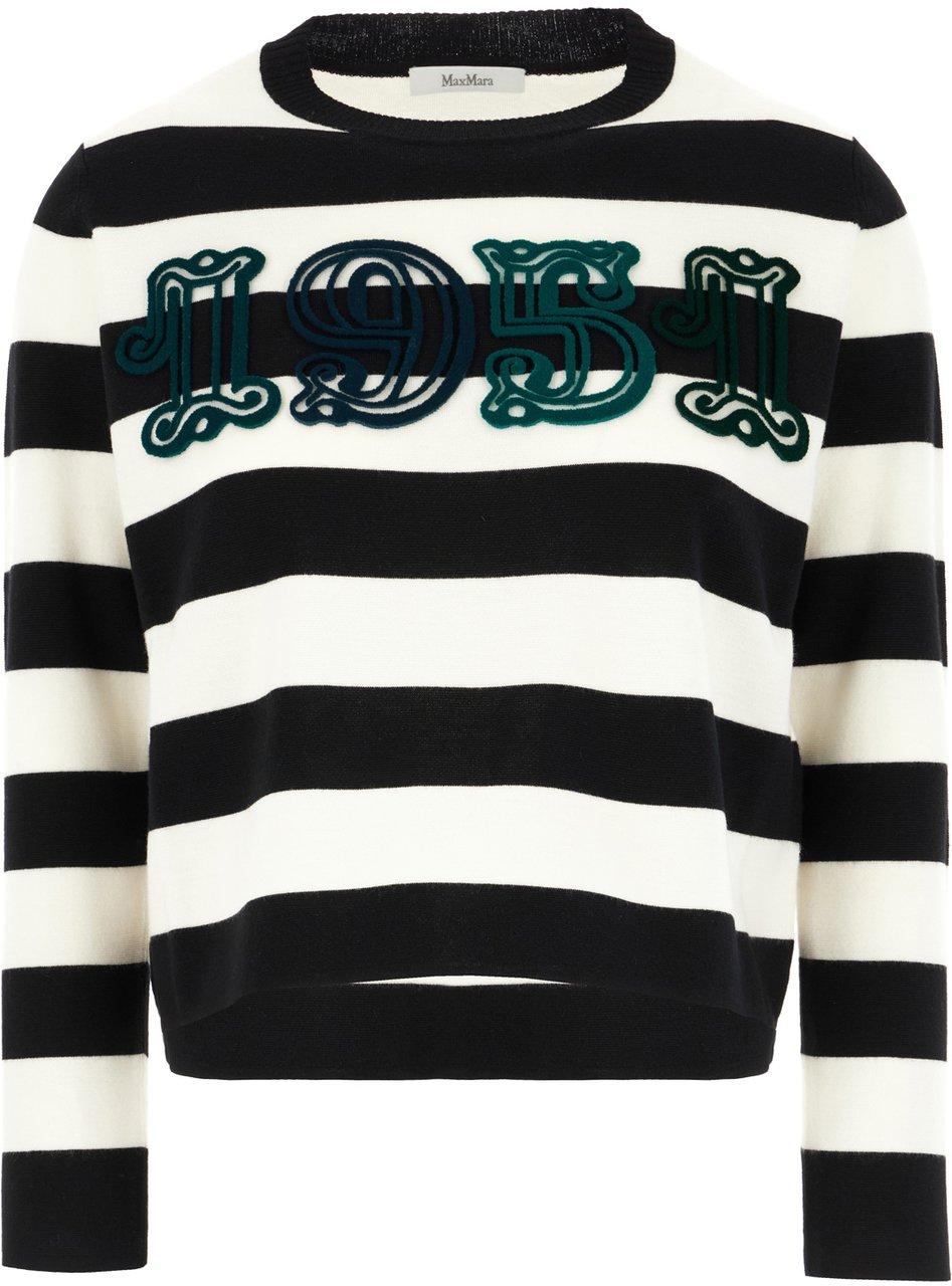 Max Mara Max Mara Embroidered wool sweater Divers
