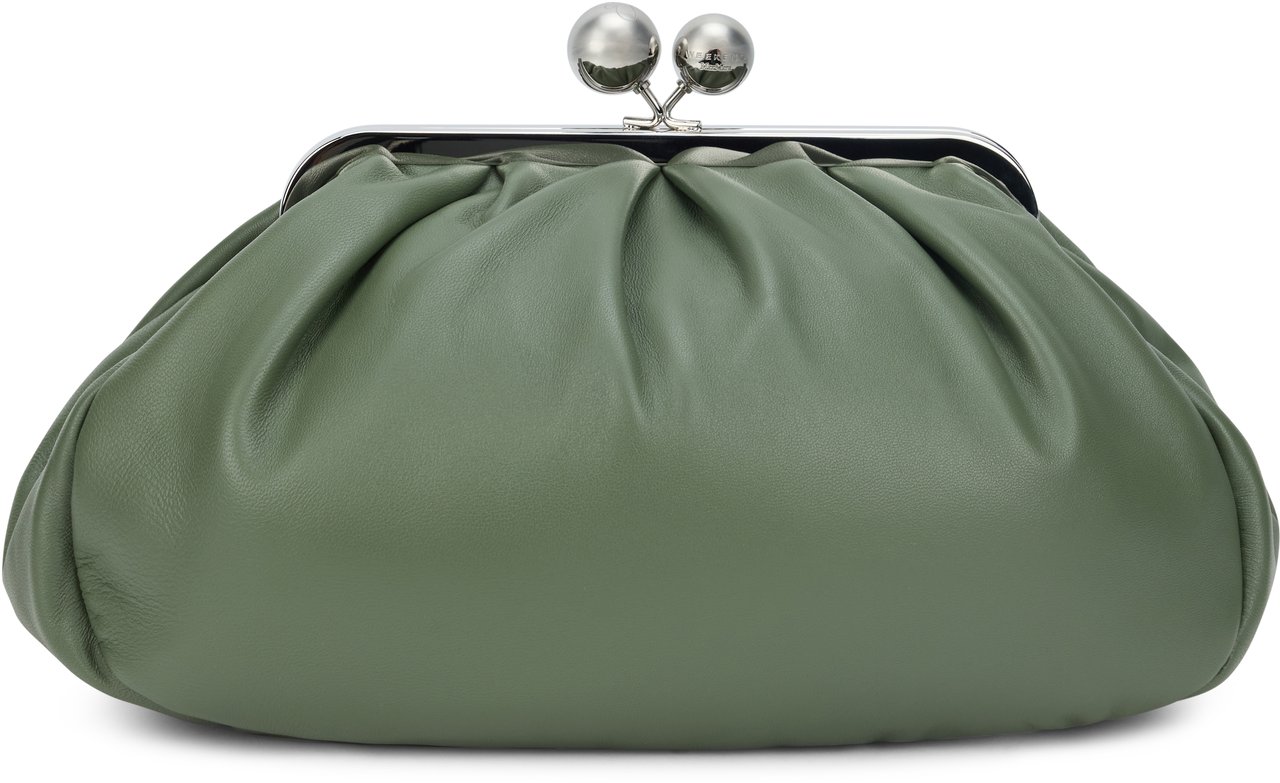 Max Mara Handbag Pasticcino Bag medium in sheepskin Groen