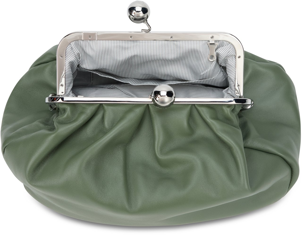 Max Mara Handbag Pasticcino Bag medium in sheepskin Groen