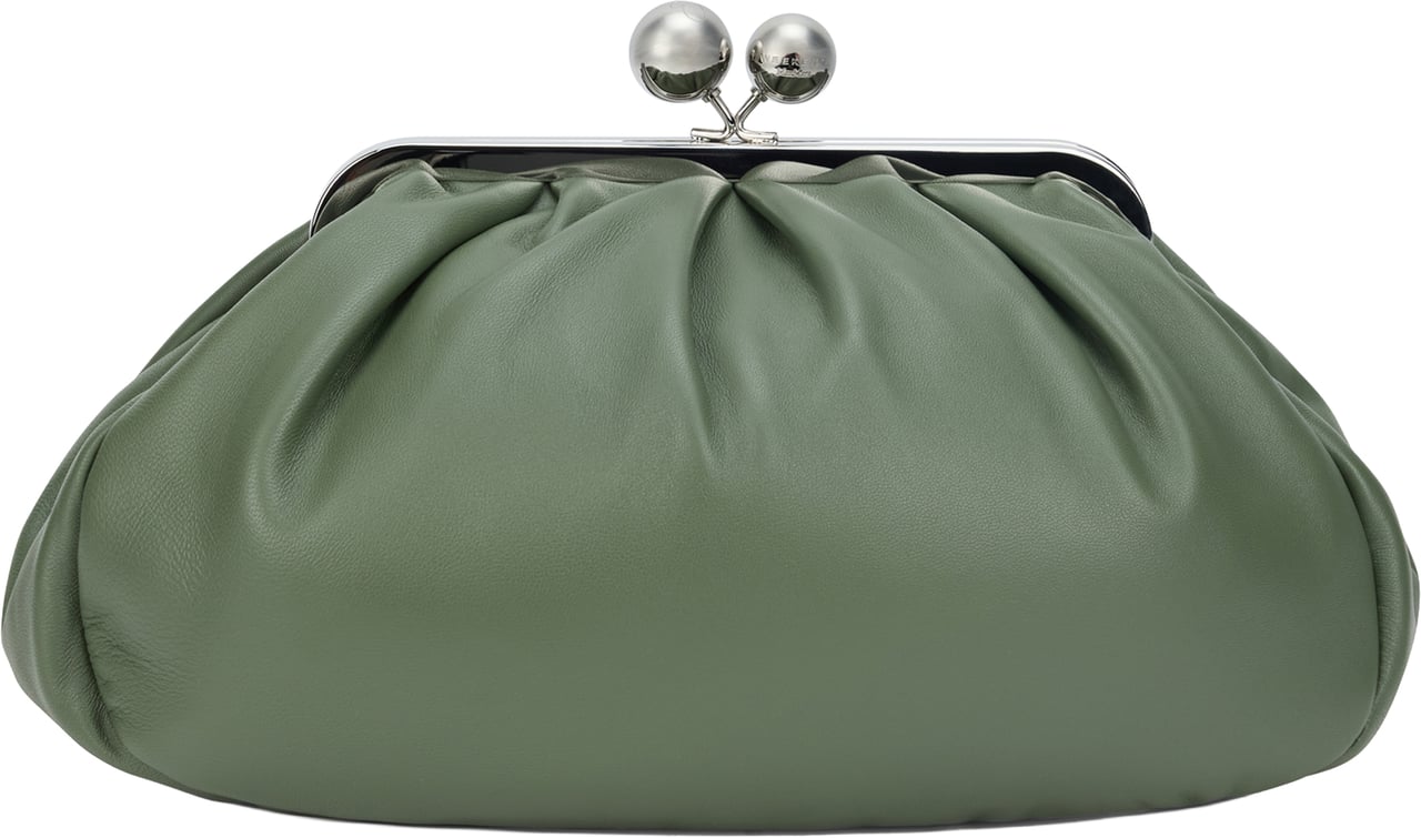 Max Mara Handbag Pasticcino Bag medium in sheepskin Groen