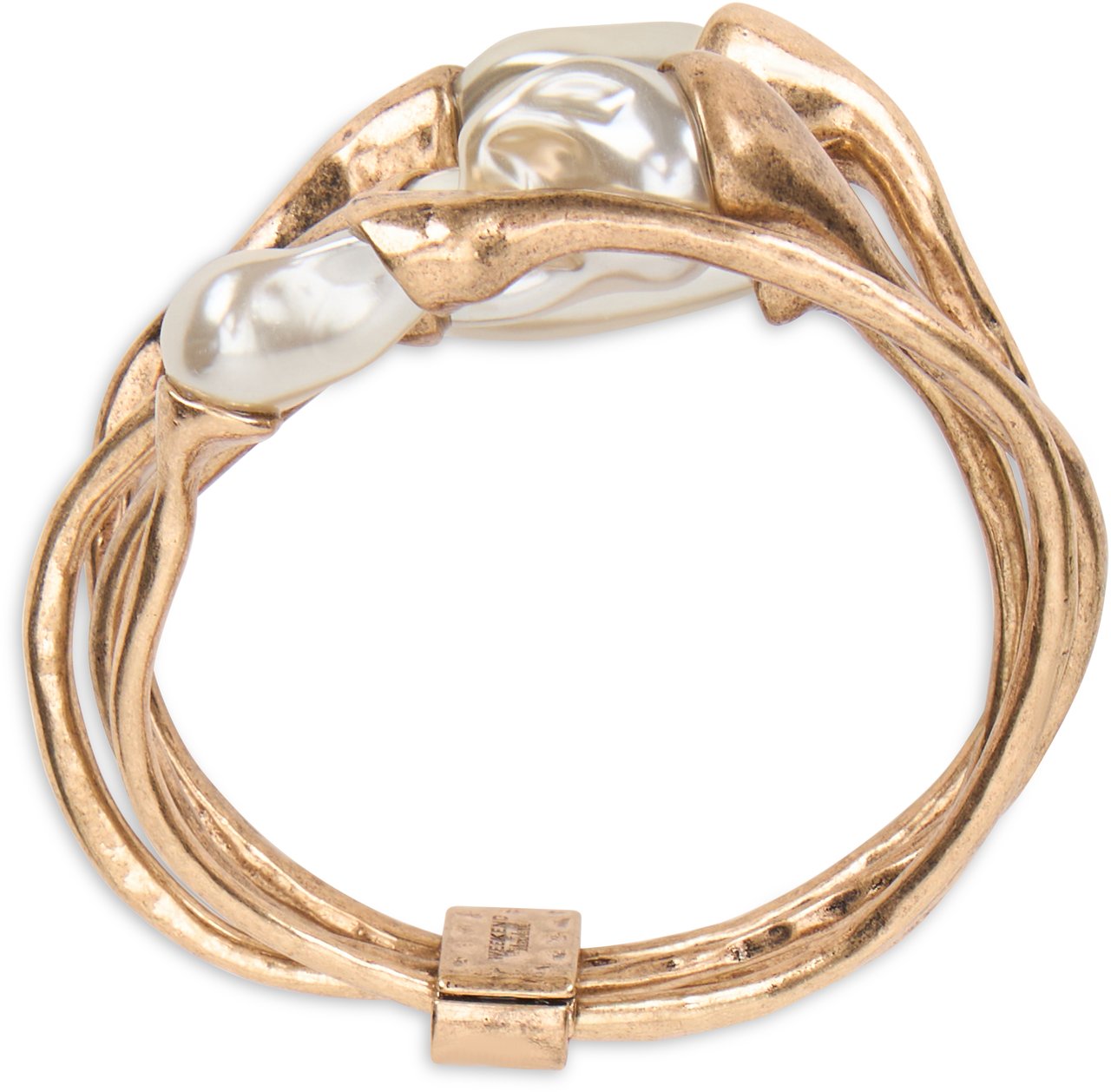 Max Mara Braided bracelet Goud
