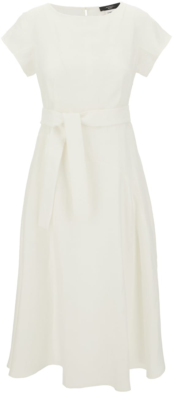 Max Mara Weekend White linen dress Wit