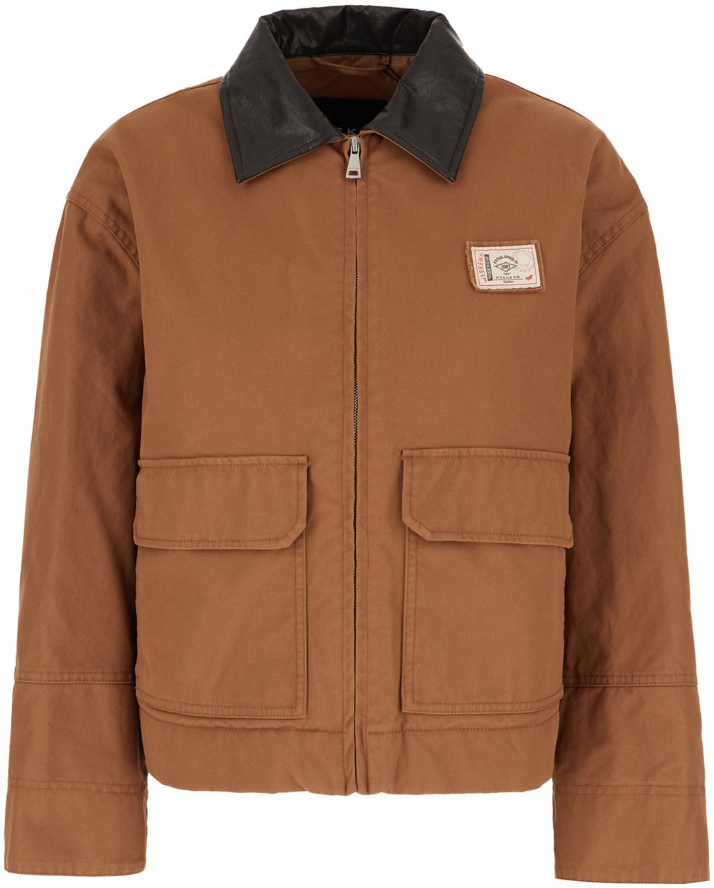 Max Mara Weekend Brown cotton padded jacket Bruin