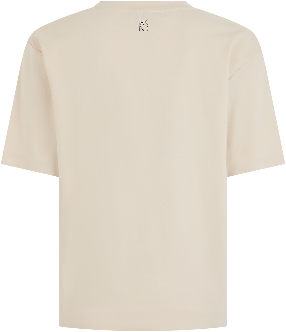 Max Mara Crew neck t-shirt in cotton Beige