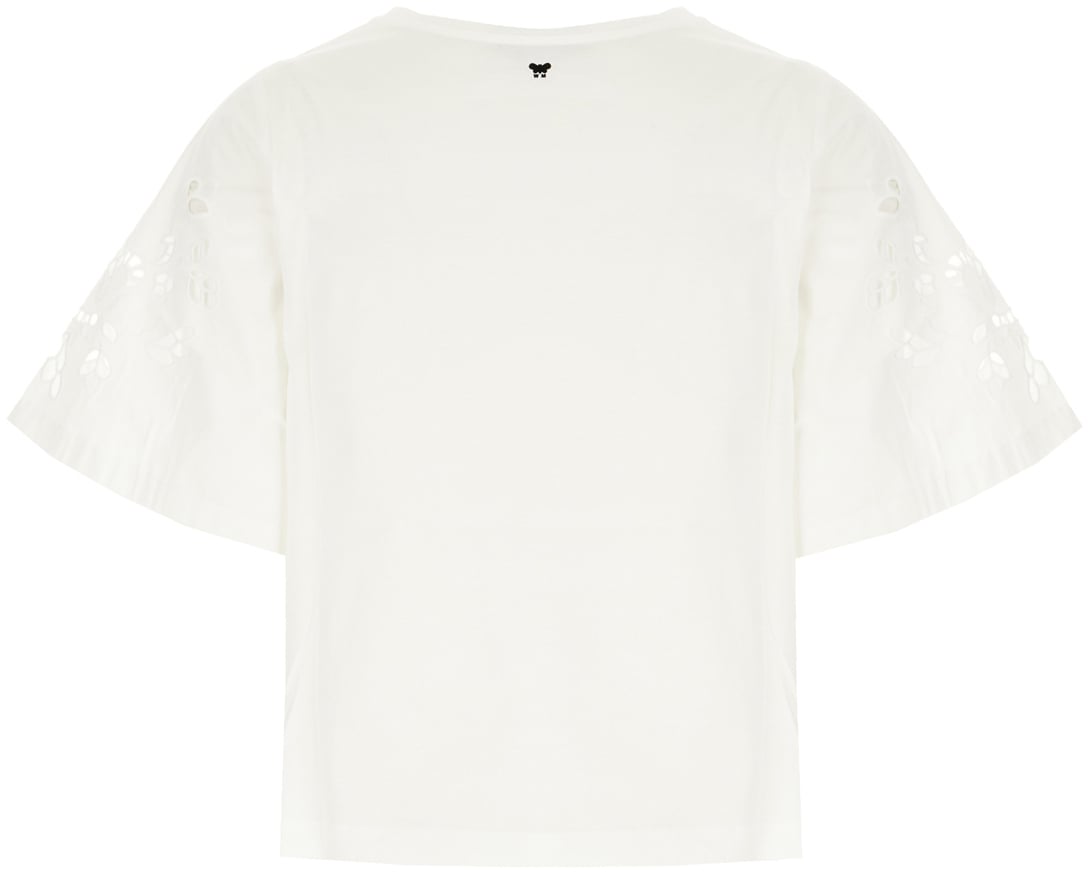 Max Mara Max Mara Weekend White cotton t-shirt Wit