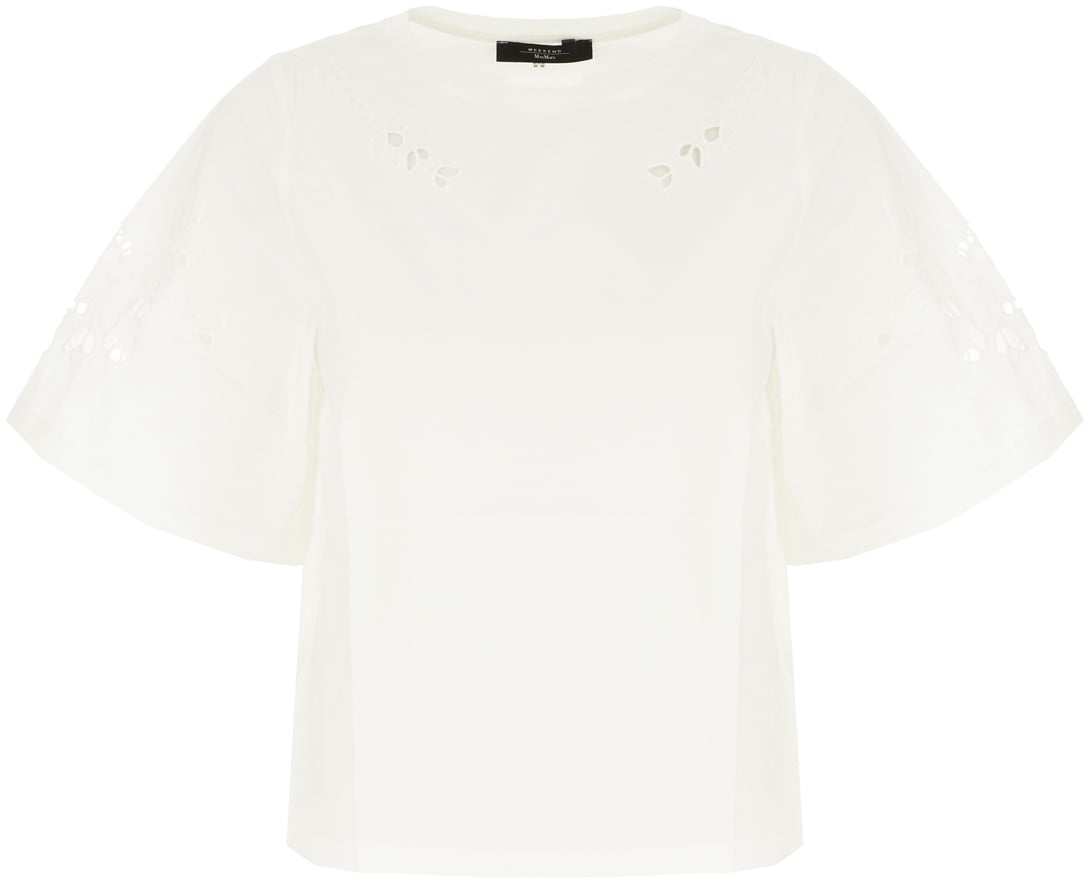 Max Mara Max Mara Weekend White cotton t-shirt Wit