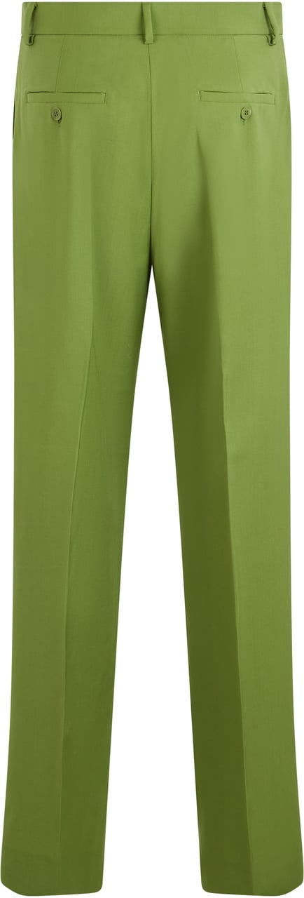 Max Mara Virgin wool pants Groen