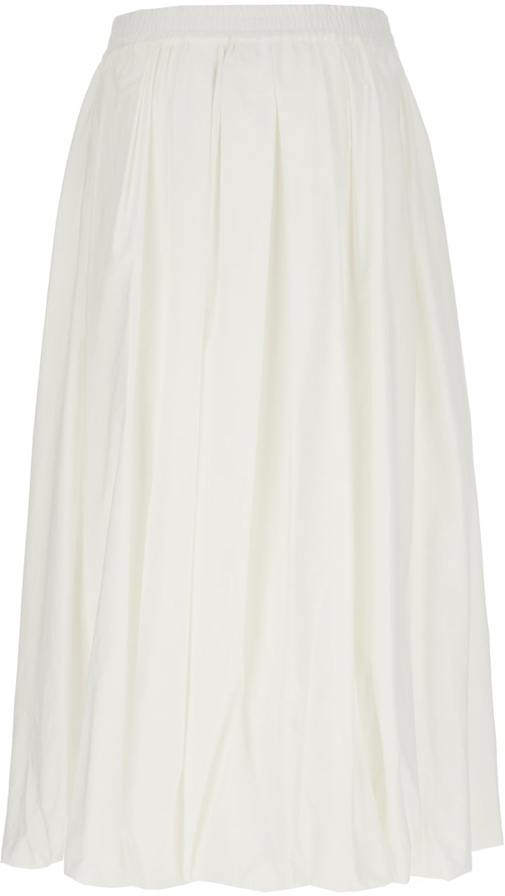 Max Mara Weekend White cotton skirt Wit