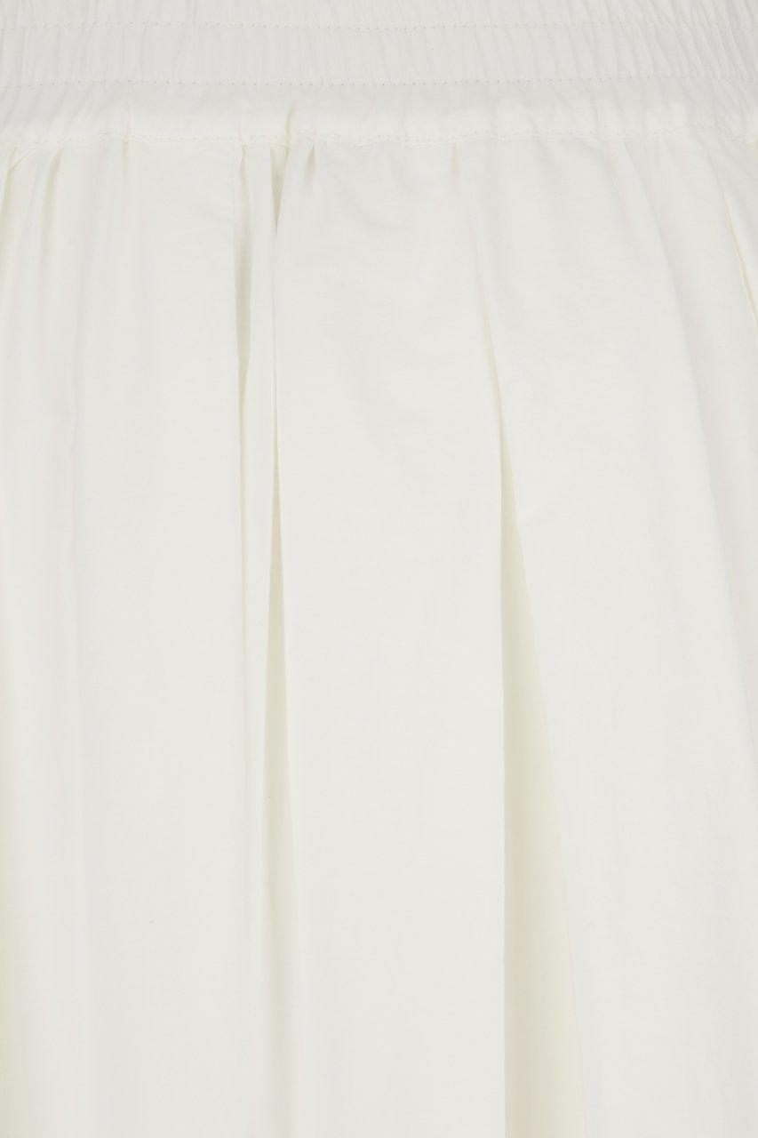 Max Mara Weekend White cotton skirt Wit