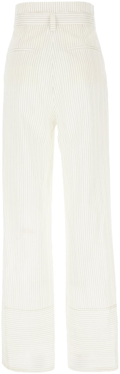 Max Mara Max Mara Embroidered cotton and silk pants Divers