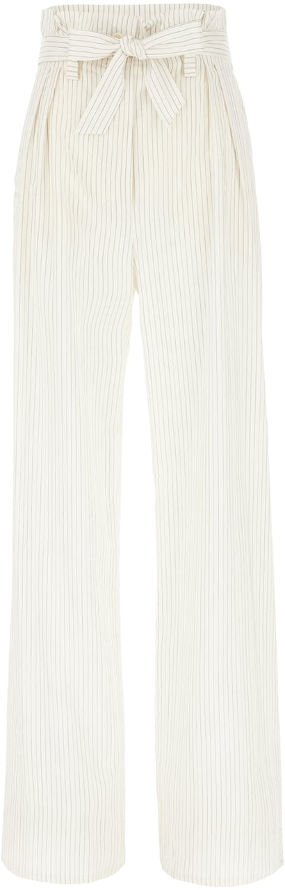 Max Mara Max Mara Embroidered cotton and silk pants Divers