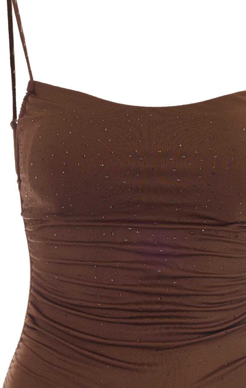 MC2 Saint Barth Sea Clothing Shiny Strass Waterfall 18 Bruin