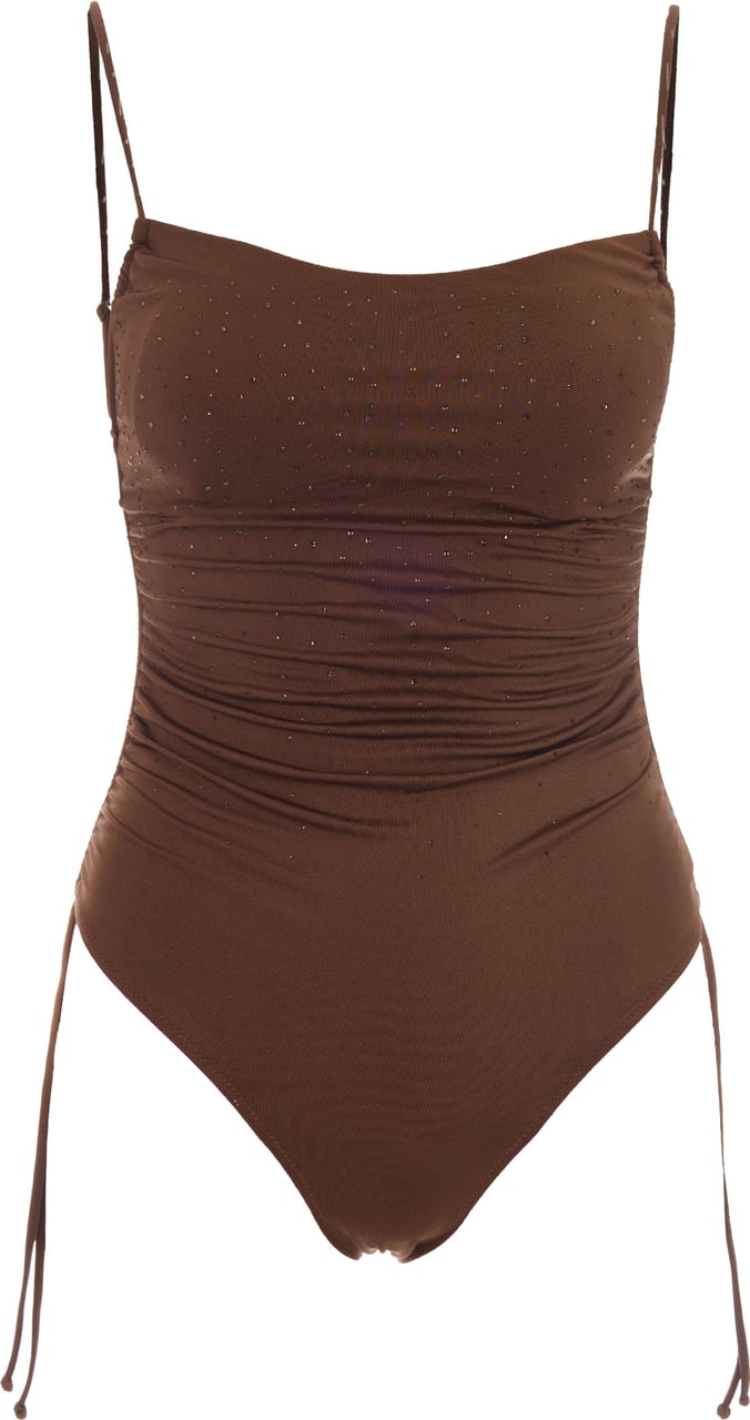 MC2 Saint Barth Sea Clothing Shiny Strass Waterfall 18 Bruin