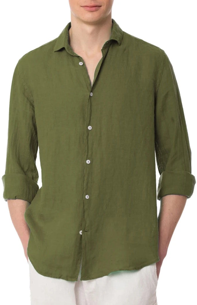 MC2 Saint Barth MC2 Saint Barth Shirts Green Man Dierenprint