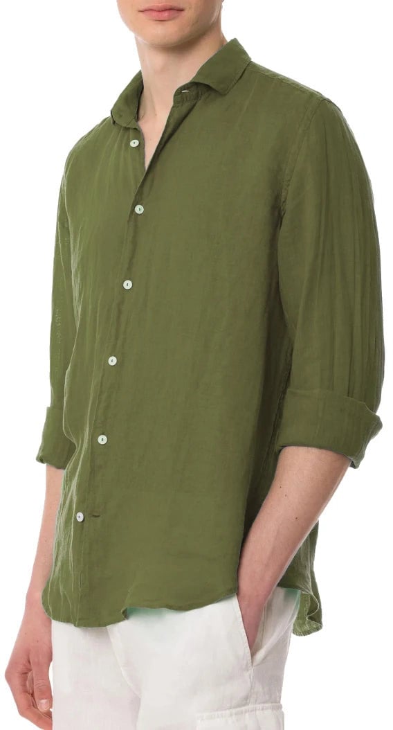 MC2 Saint Barth MC2 Saint Barth Shirts Green Man Dierenprint