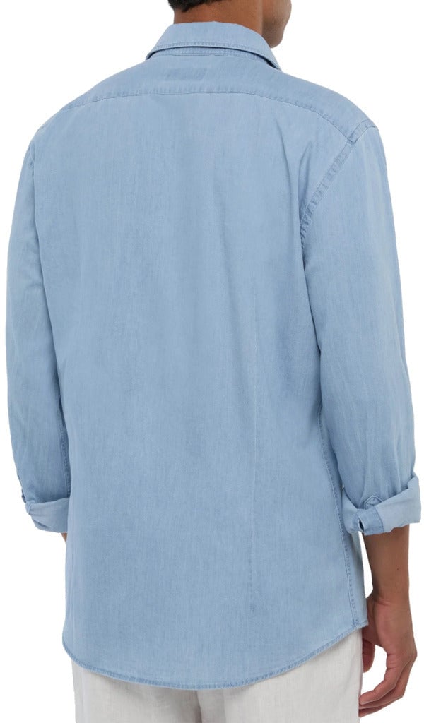 MC2 Saint Barth mc2 saint barth - Shirts - sbcm-pamp-azzurro Dierenprint