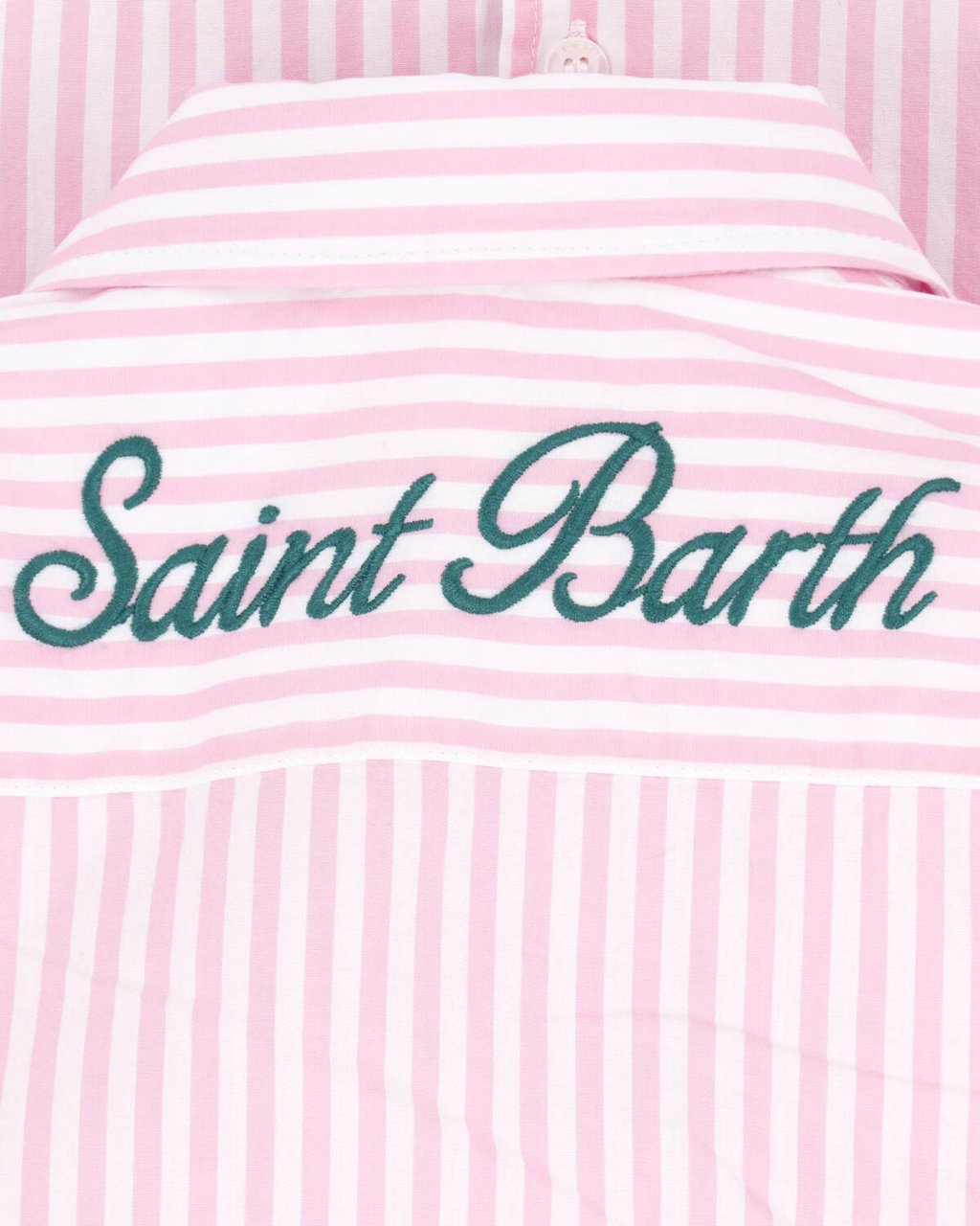 MC2 Saint Barth Shirts Cotton Sb Stripes V 21 Emb Roze