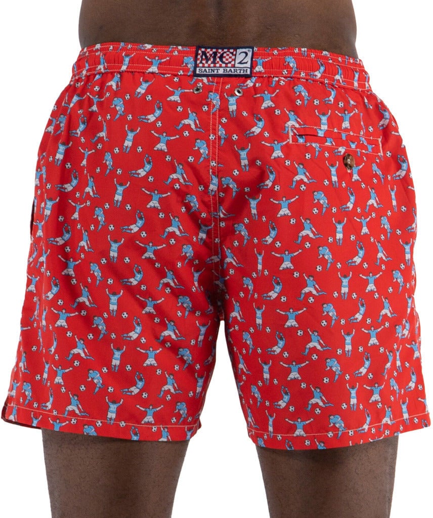 MC2 Saint Barth Micro Fantasy Soccer Fan Rood