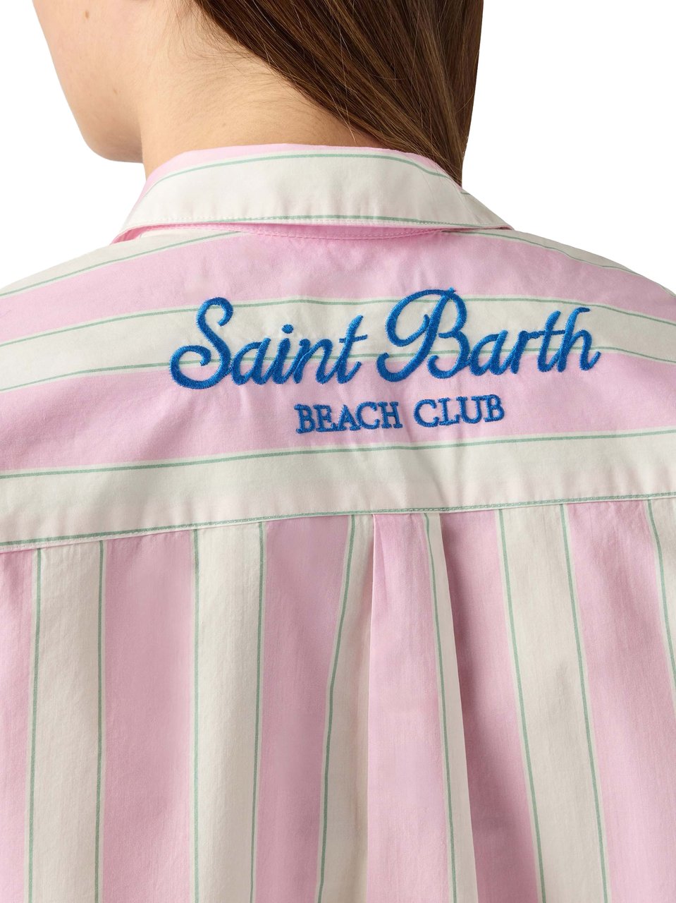 MC2 Saint Barth Shirts Rosa/Crema Roze