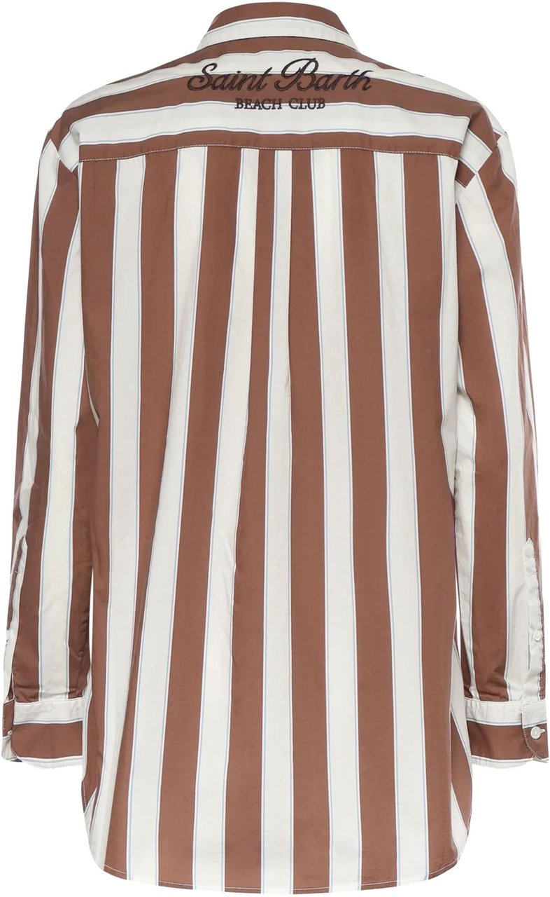 MC2 Saint Barth Shirts Cotton Sb Beach Stripes 1931 E Divers