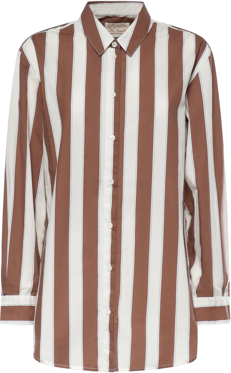 MC2 Saint Barth Shirts Cotton Sb Beach Stripes 1931 E Divers