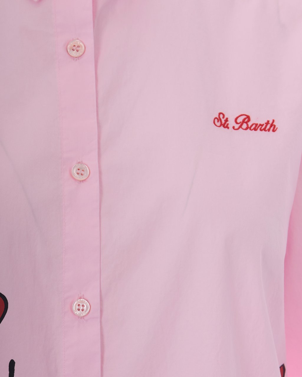 MC2 Saint Barth Shirts Cotton Snoopy Smak 21 Roze