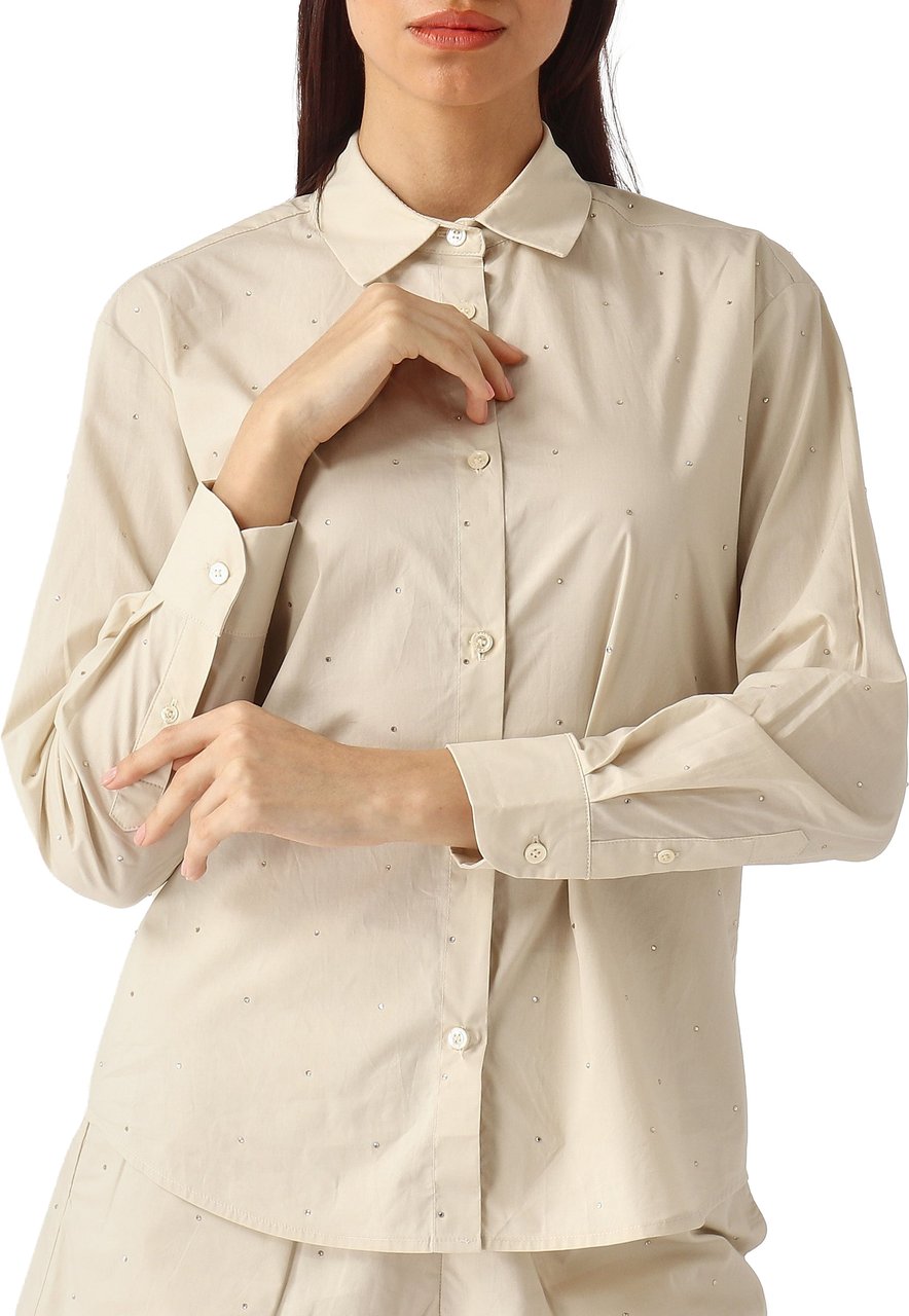 MC2 Saint Barth Shirts Beige Wit