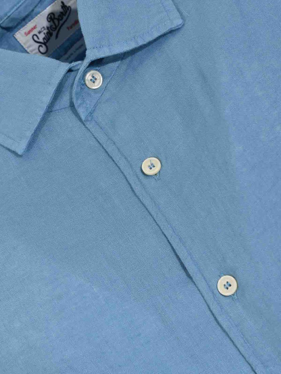 MC2 Saint Barth Shirts Blu Chiaro Lichtblauw