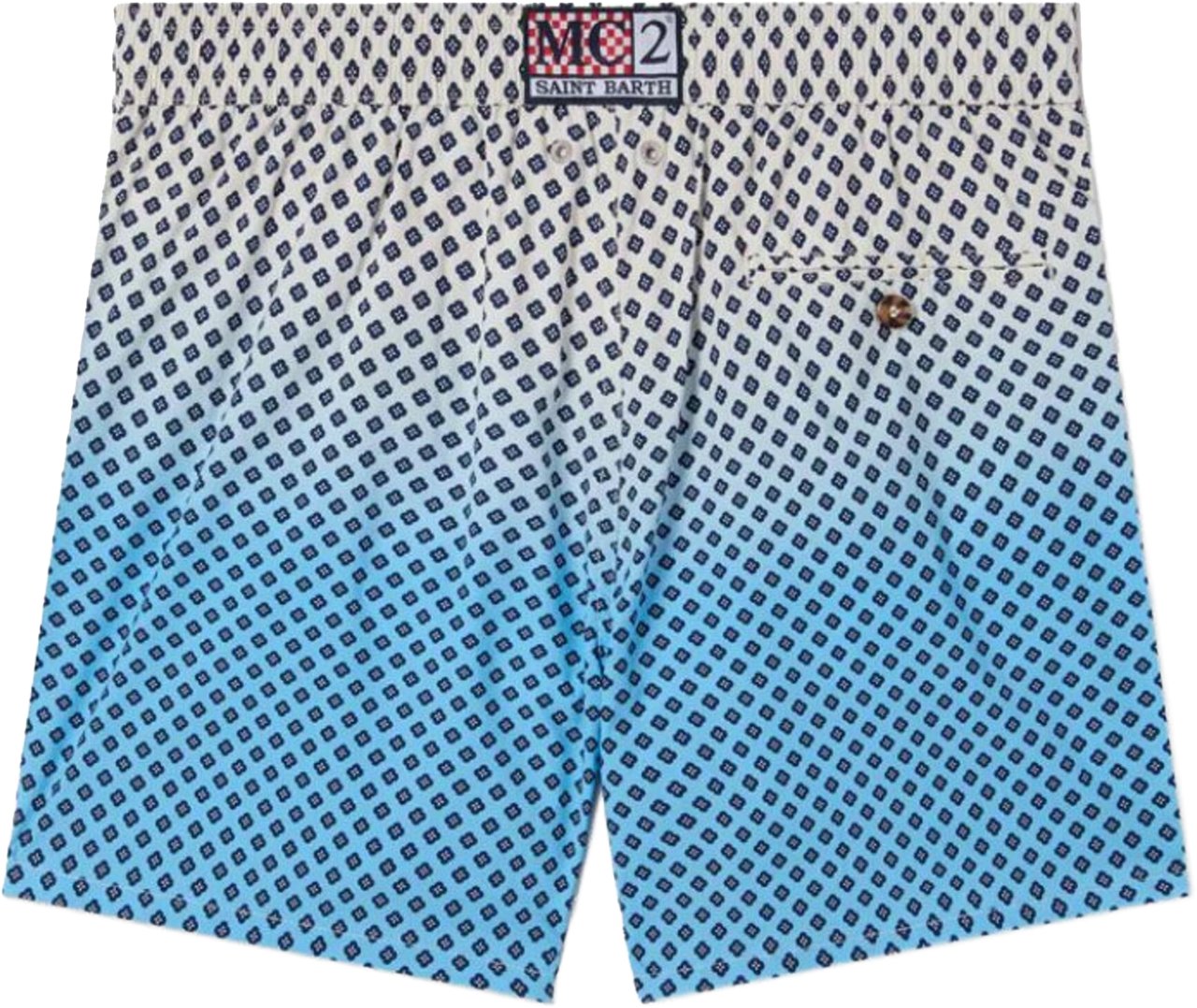 MC2 Saint Barth Sea Clothing Azzurro/Bianco Lichtblauw