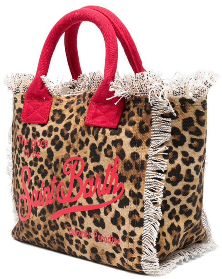 MC2 Saint Barth Bags Leopard/Rosso Beige