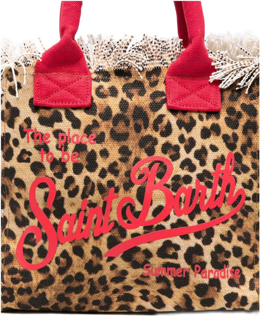 MC2 Saint Barth Bags Leopard/Rosso Beige