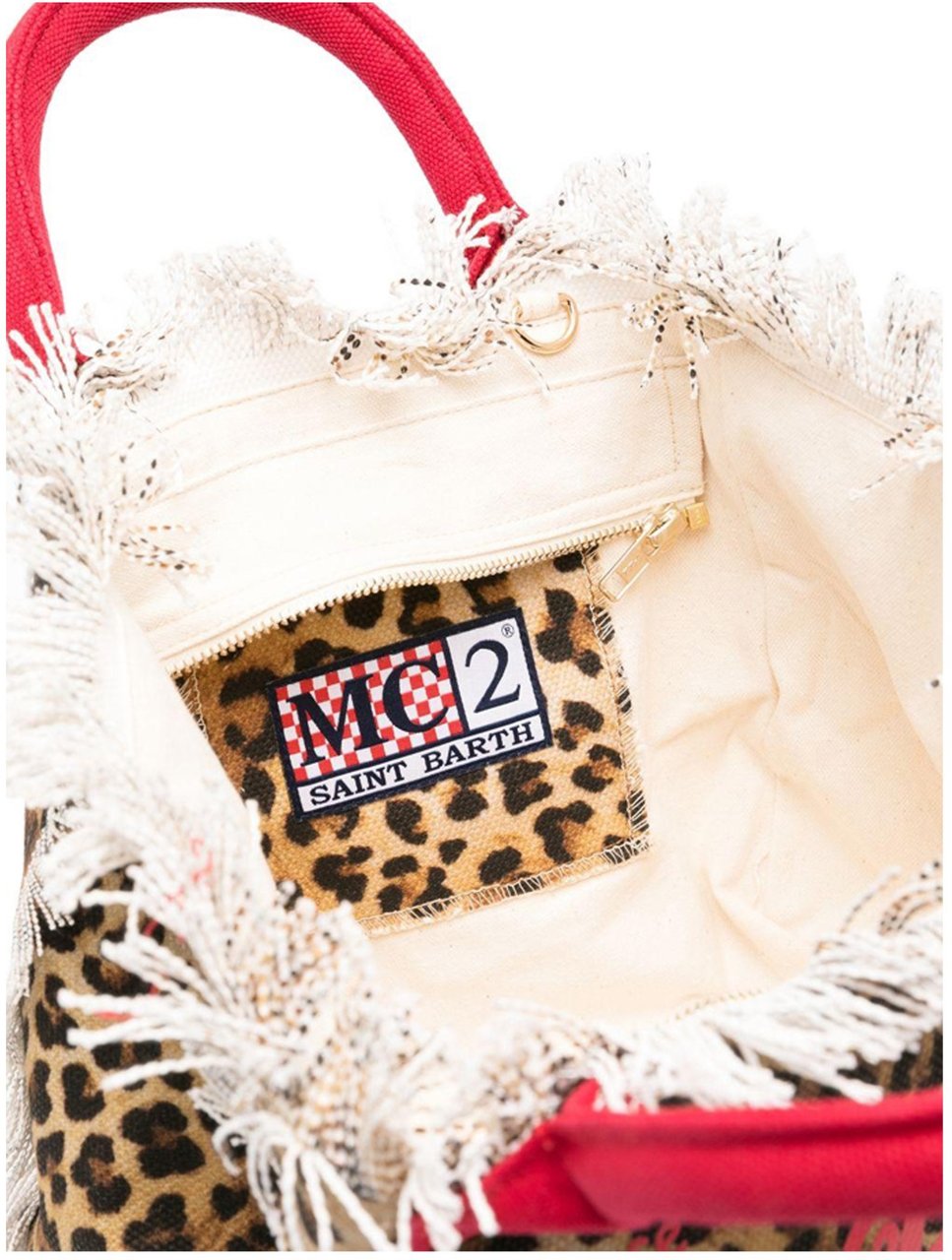 MC2 Saint Barth Bags Leopard/Rosso Beige