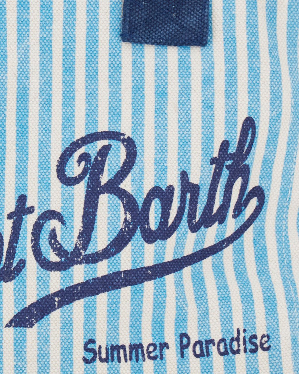 MC2 Saint Barth Bags Stripes S V 31 Lichtblauw