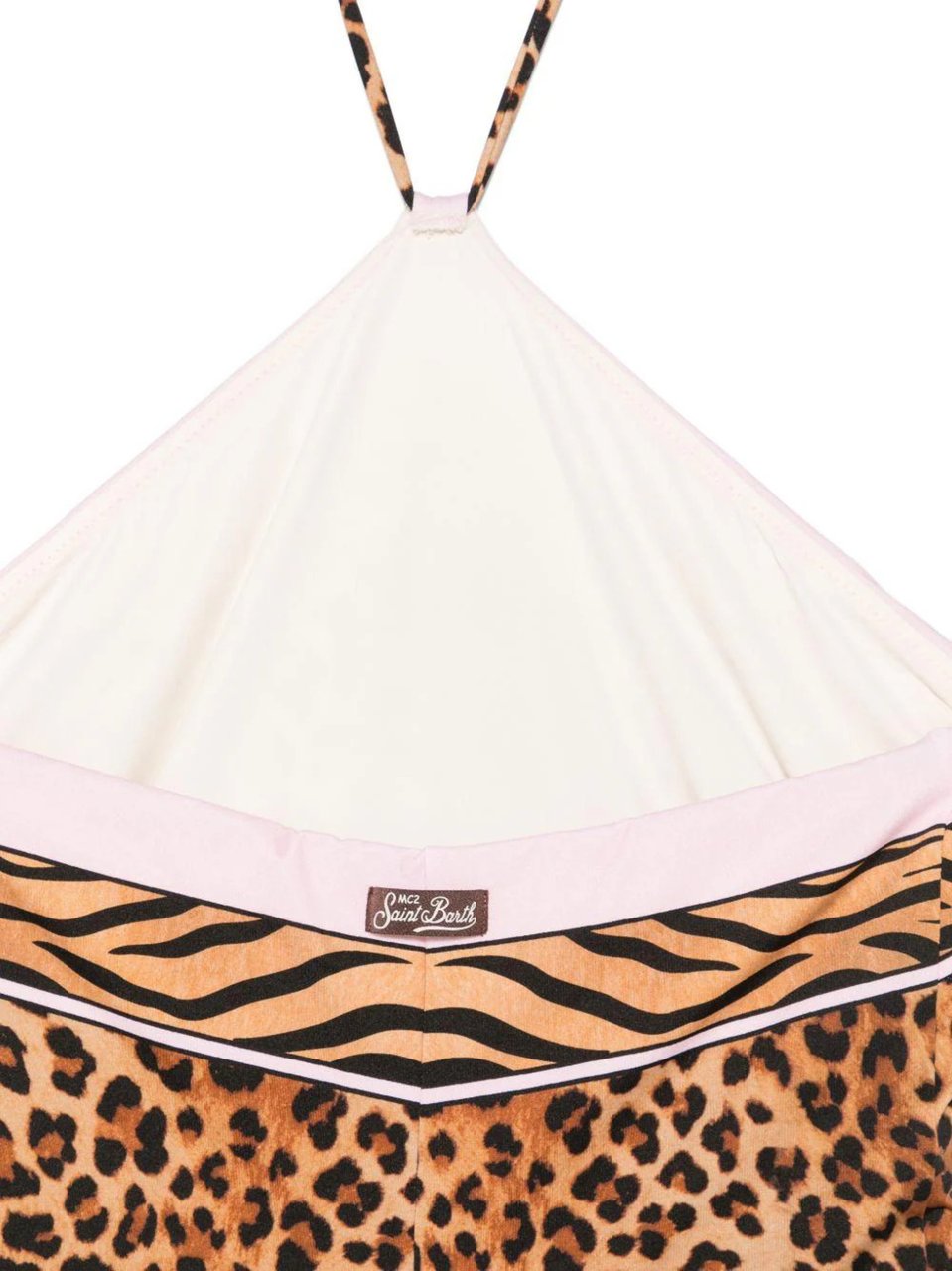 MC2 Saint Barth Sea Clothing Leopard Beige